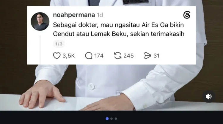Air Es Bikin Gemuk? Ini Penjelasan Dokter yang Membantah Mitos Lama