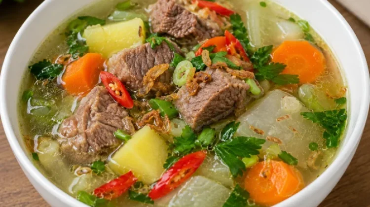 Olahan Daging Qurban Anti Bosan dengan Sop Janda Pedas