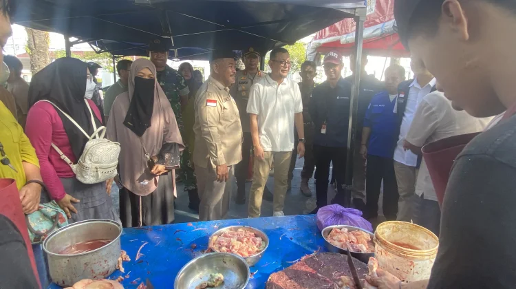 Wabup Mamuju Pantau Harga Ayam jelang Lebaran