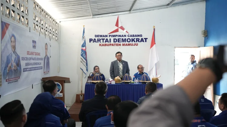 Berkunjung ke DPC Mamuju, Sekjen DPP Perkuat  Struktur Demokrat hingga Anak Ranting