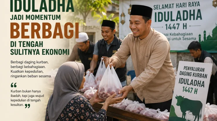Iduladha Jadi Momentum Berbagi di tengah Sulitnya Ekonomi