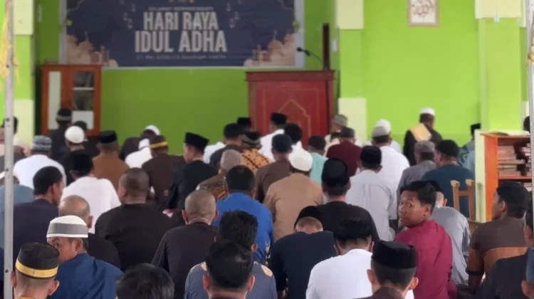 Suasana Warga Binaan Rutan Pasangkayu Rayakan Idul Adha