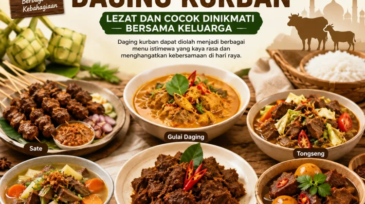 Inspirasi Olahan Daging Kurban, Lezat dan Cocok Dinikmati Bersama Keluarga