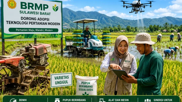 BRMP Dorong Adopsi Teknologi Pertanian Modern di Sulawesi Barat