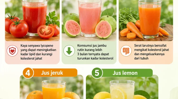 Jus Sehat untuk Menjaga Kolesterol Tetap Terkontrol