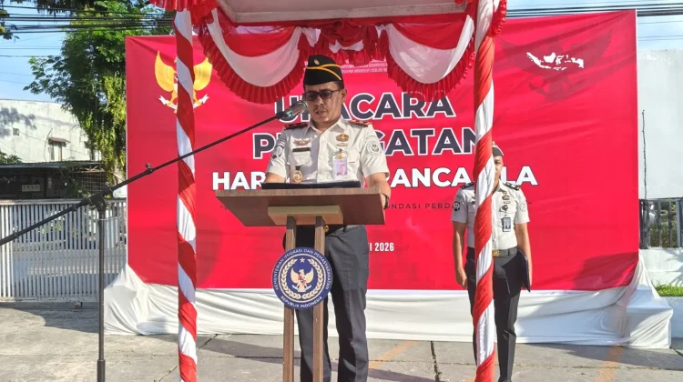 Rutan Mamuju Gelar Upacara Peringatan Hari Lahir Pancasila, Teguhkan Nilai Pemers