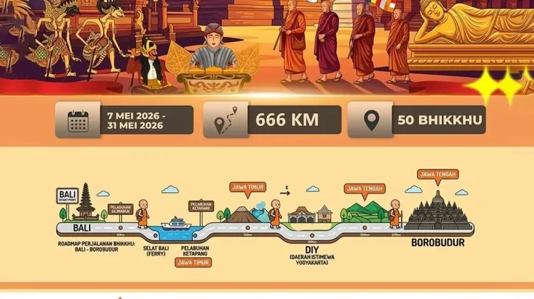 Indonesia Walk for Peace: Menapaki Jalan Damai dari Bali hingga Borobudur