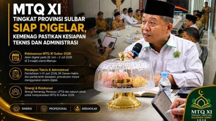 MTQ XI Sulbar 2026 Siap Digelar, Kemenag Matangkan Teknis
