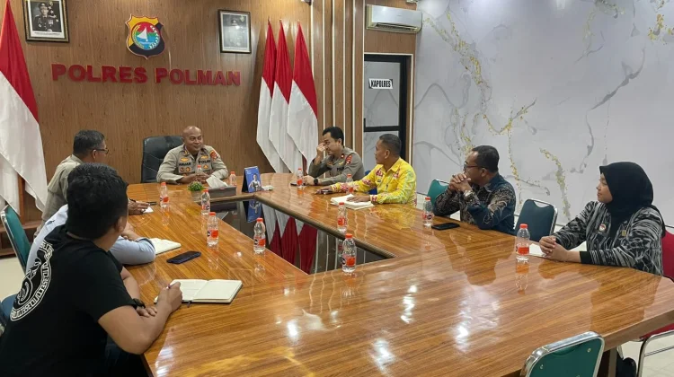 Kemenkum Sulbar dan Polres Polman Perkuat Penegakan Hukum Kekayaan Intelektual
