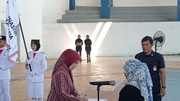 Istri Wakil Bupati Mamuju Dilantik Sebagai Ketua Gimnastik Mamuju