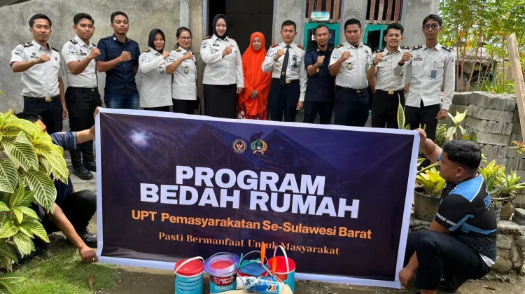 Wujud Kepedulian Sosial, Rutan Pasangkayu dan UPT Pemasyarakatan se-Sulbar Sukses