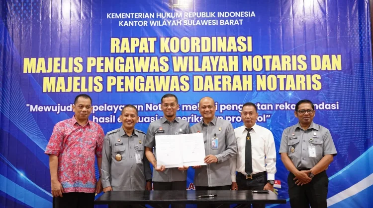 Kemenkum Sulbar dan Majelis Pengawas Perkuat Pengawasan Notaris