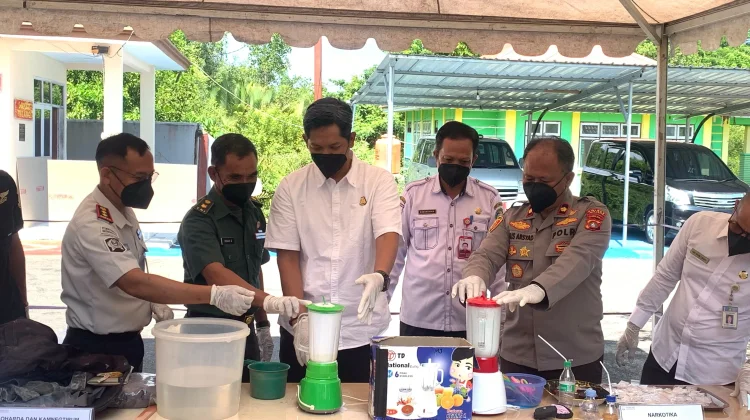 Rutan Pasangkayu Dukung Pemusnahan Barang Bukti  Inkracht