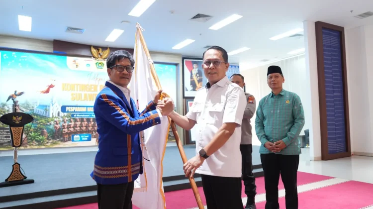 Sekda Sulbar Lepas Peserta Pesparawi Nasional 2026