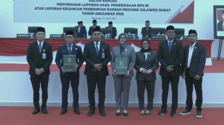 Pemprov Sulbar Raih Opini WTP ke-12 Kali dari BPK, meski Ada Temuan