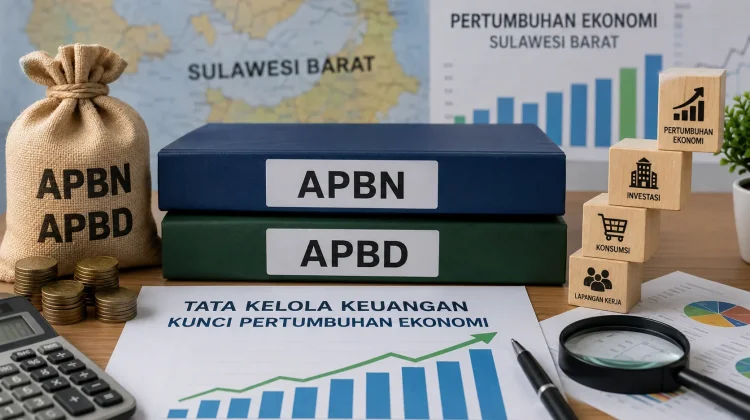 Tata Kelola APBN dan APBD Jadi Kunci Pertumbuhan Ekonomi Sulbar