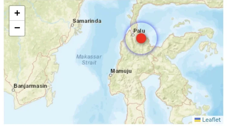 Guncangan Gempa Sigi 6,7 SR Terasa Kuat hingga Polewali Mandar