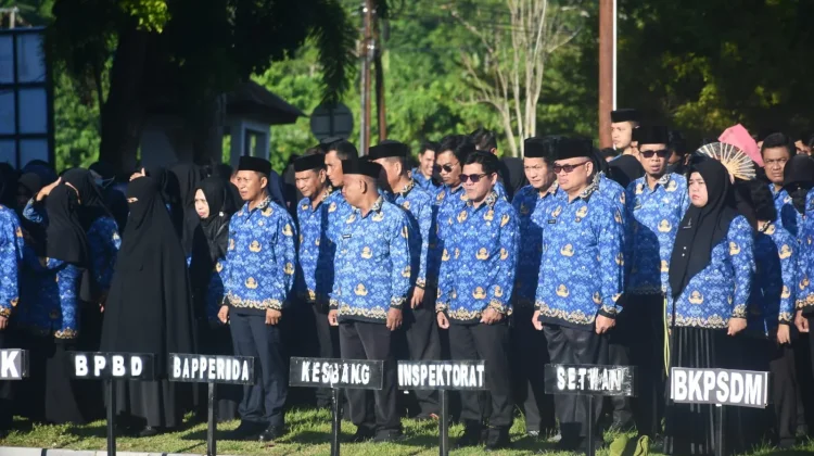 Upacara Hari Kesadaran Nasional, Pemprov Sulbar Perkuat Loyalitas ASN