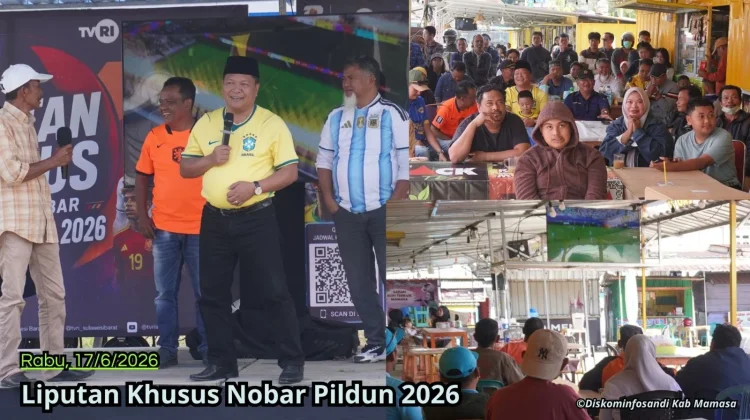 Nobar Piala Dunia 2026, Bupati Mamasa Kagumi Kekompakan Timnas Brasil