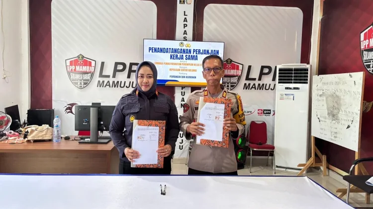 Perkuat Keamanan, Lapas Perempuan Mamuju Jalin Kerja Sama dengan Polsek Kalukku