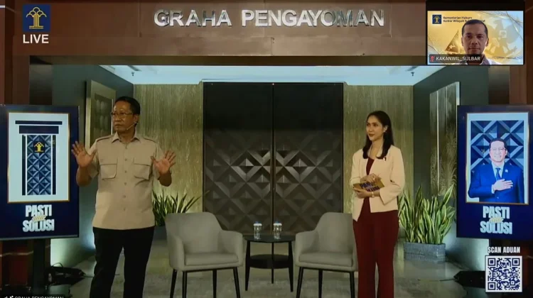 Kemenkum Sulbar Ikuti Forum “Pasti Ada Solusi” Dorong Layanan Responsif