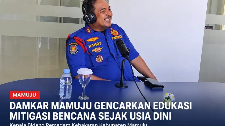 Damkar Mamuju Gencarkan Edukasi Mitigasi Bencana sejak Usia Dini