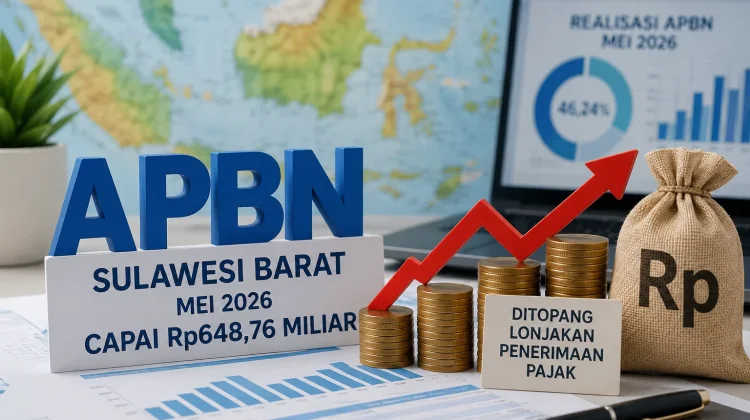 Realisasi APBN Sulbar hingga Mei 2026 Rp648,76 Miliar