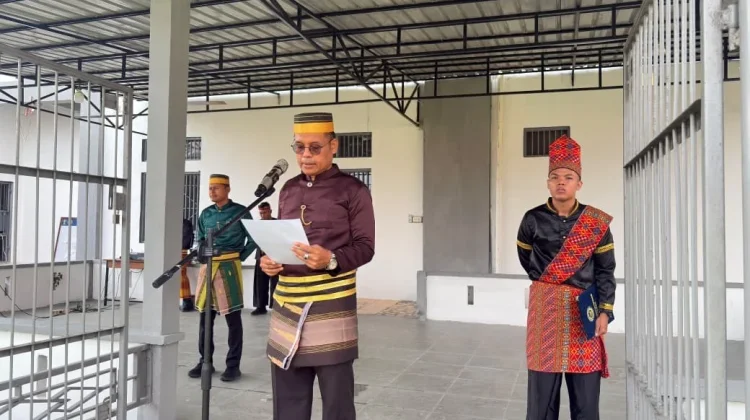 Peringati HARGANAS ke-33, Rutan Pasangkayu Gelar Upacara dengan Nuansa Adat Nusant