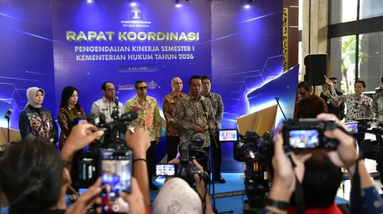Kakanwil Kemenkum Sulbar Hadiri Rakor Kinerja dan Harmoni Hari Pengayoman