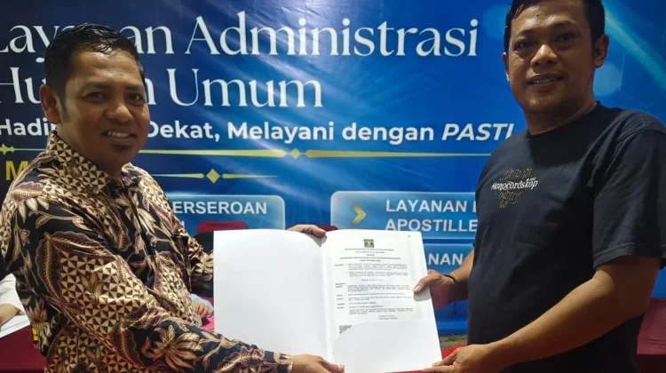 Meriahkan Hari Jadi Mamuju ke-867, Kanwil Kemenkum Sulbar Dekatkan Layanan ke Masya