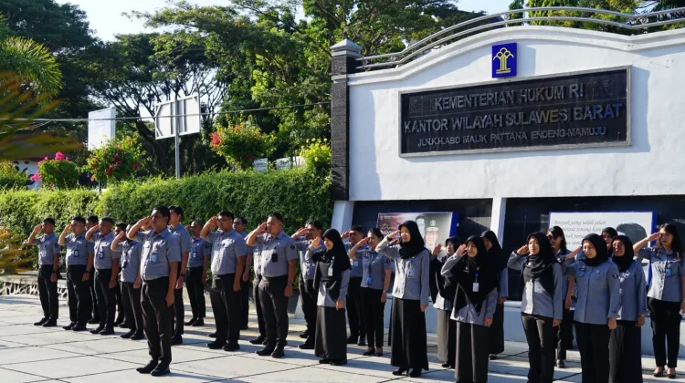 Kemenkum Sulbar Tekankan Sikap Disiplin Demi Tingkatkan Pelayanan Masyarakat