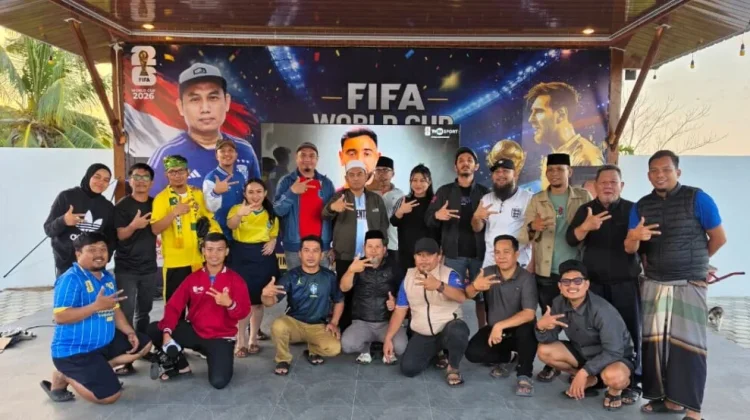 Nobar Piala Dunia 2026 di Rumah Ketua KONI Sulbar, Pererat Silahturahmi