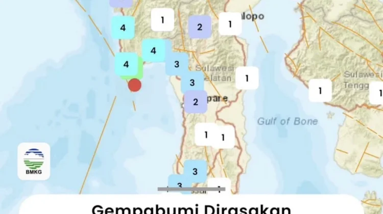 Gempa Magnitudo 4,7 Wilayah Polewali Mandar, BPBD: Belum Ada Laporan Kerusakan