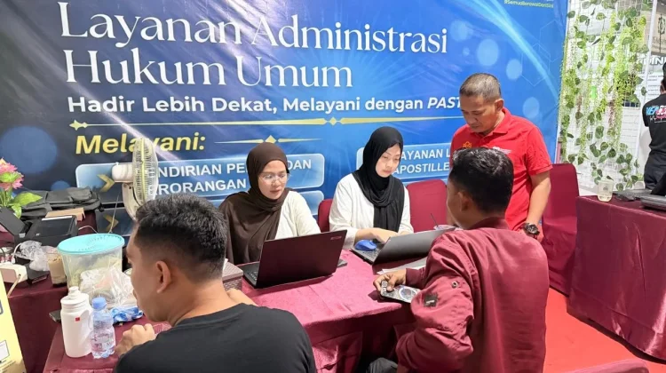 Kemenkum Sulbar Dapat Capaian Posotif pada Expo UMKM Mamuju