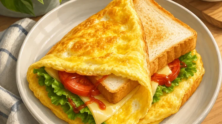 Sarapan Simpel Cuma 5 Menit, Roti Telur Lipat