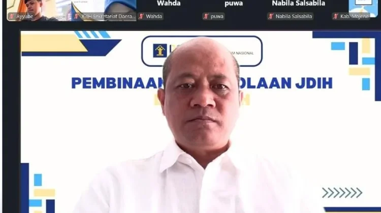 Kemenkum Sulbar Tingkatkan Kapasitas Pengelola JDIH Pemkab Majene