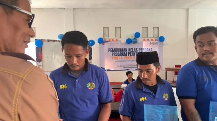Rutan Pasangkayu Resmikan Kelas Pendidikan Kesetaraan Warga Binaan