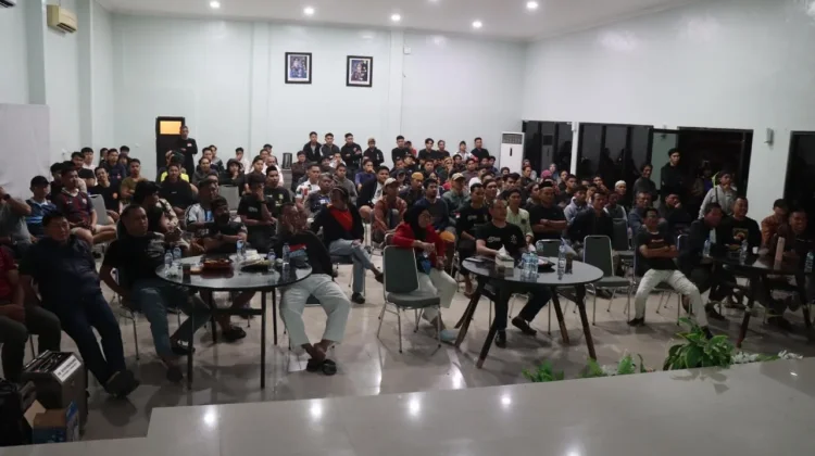 Nobar Piala Dunia, Kapolresta Mamuju : Polri dan Masyarakat Tak Terpishakan