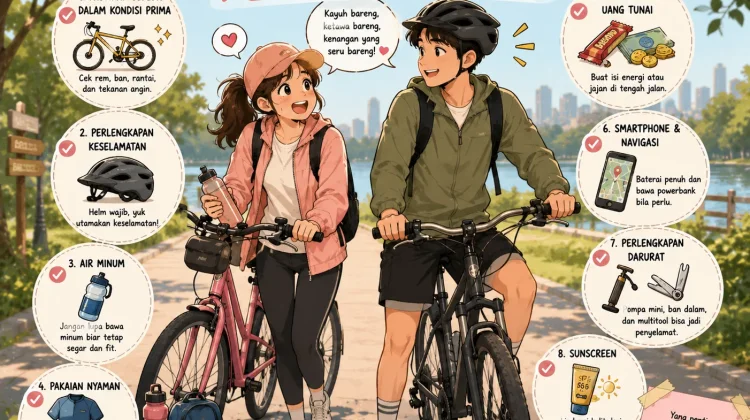 Mau Gowes Bareng Pasangan? Jangan Lupa Siapkan Hal-Hal Ini!