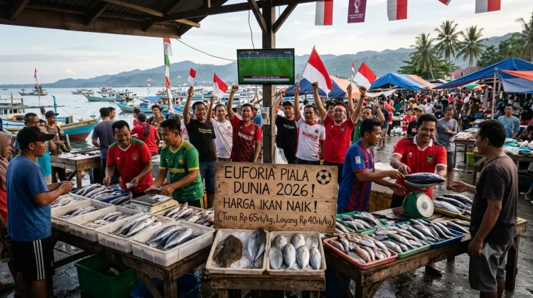 Euforia Piala Dunia 2026 Picu Harga Ikan di Mamuju Alami Kenaikan
