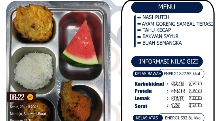 Usai Libur Sekolah, SPPG Tapalang Kembali Salurkan Makan Bergizi Gratis