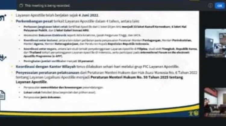Kemenkum Sulbar Matangkan Penerapan Layanan Apostille Fast Track