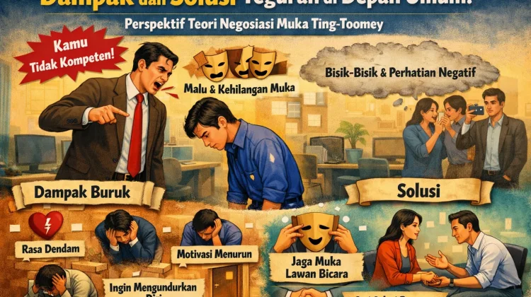 Perspektif Teori Negosiasi Muka Ting Toomey terhadap Teguran di Depan Umum