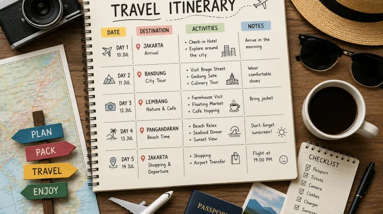 Cara Membuat Itinerary yang Efektif Anti Boncos: Liburan Hemat tapi Tetep Maksimal