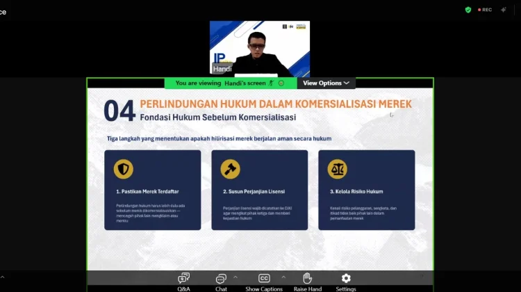 Kemenkum Sulbar Dorong UMKM Daftar Merek, Dongkrak Nilai Ekonomi