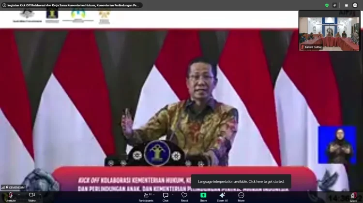 Kemenkum Sulbar Ikuti Kick Off Sinergi Lintas Kementerian, Dukung KUHP Baru