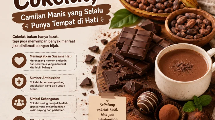 Cokelat, Camilan Manis yang Selalu Punya Tempat di Hati