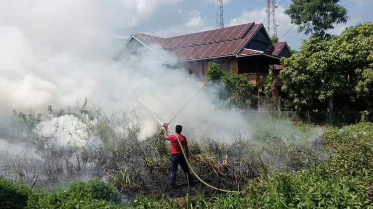Antisipasi Karhutla, Damkar Majene Imbau Warga Tak Sembarangan Bakar Sampah