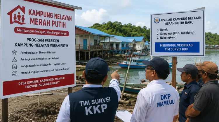 DKP Mamuju Usulkan Tiga Lokasi Kampung Nelayan Merah Putih Tahun Ini