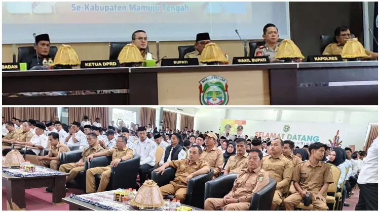 Bupati Arsal Aras Serahkan SK NIPD kepada Perangkat Desa
